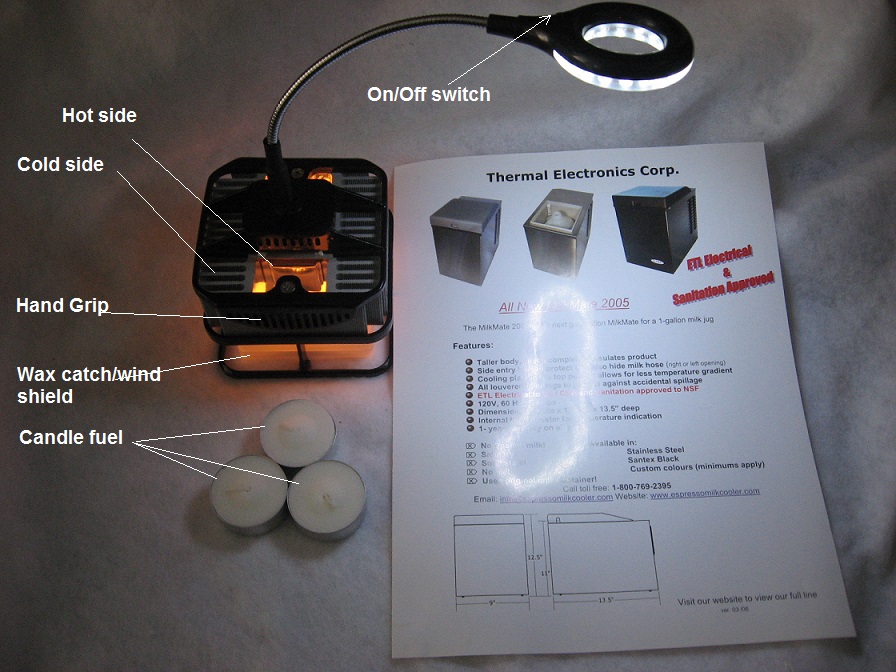 Block LED DESK LIGHT read